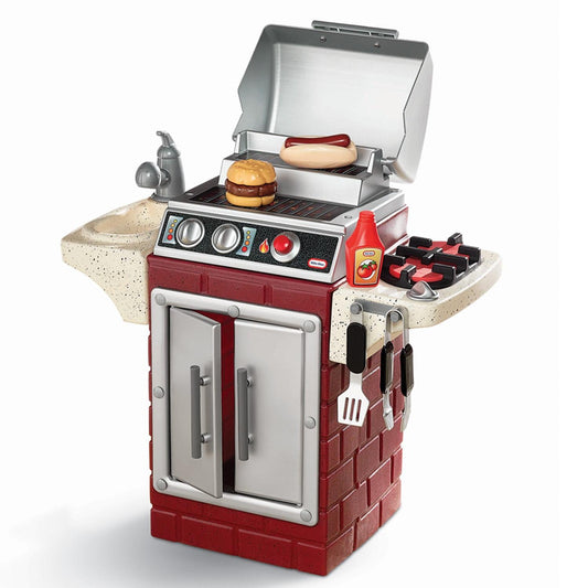 Backyard Barbecue Get Out 'n' Grill – Grill Playset with Food and Utensils