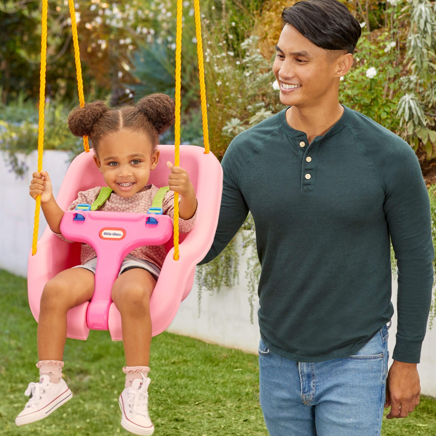 2-in-1 Snug 'n Secure Swing - Pink