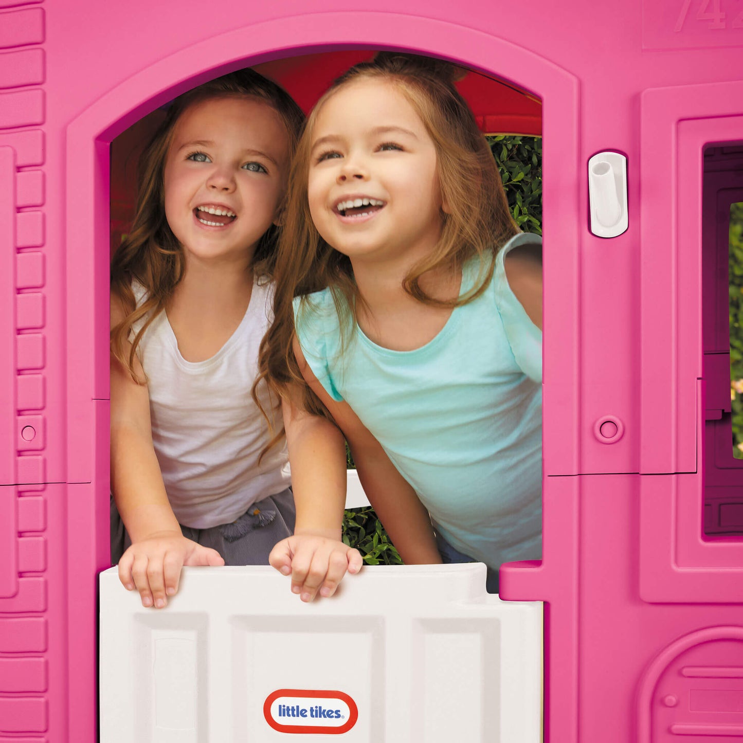 Cape Cottage Playhouse Pink – Indoor & Outdoor Playhouse with Working Door and Shutters