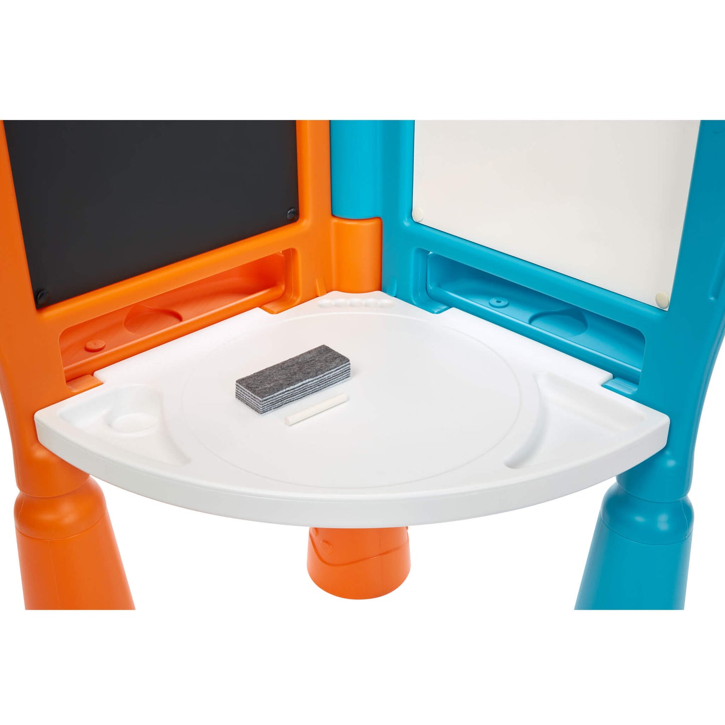 2-in-1 Drawing Table – Multi-Sided Desk with Easel, Chalkboard, & Dry-Erase Board for Arts, Crafts, and Homework