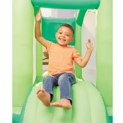 Dino Bouncer – Indoor Inflatable Bouncer with Built-In Blower & Mesh Enclosure