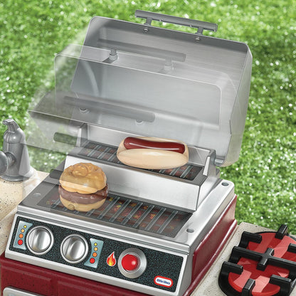 Backyard Barbecue Get Out 'n' Grill – Grill Playset with Food and Utensils