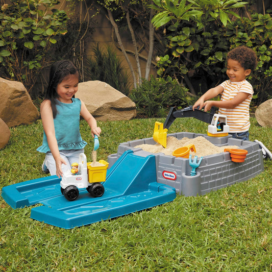 Dirt Diggers Excavator Sandbox with Working Excavator & Accessories