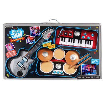 My Real Jam First Concert Set with Drums, Keyboard and Electric Guitar